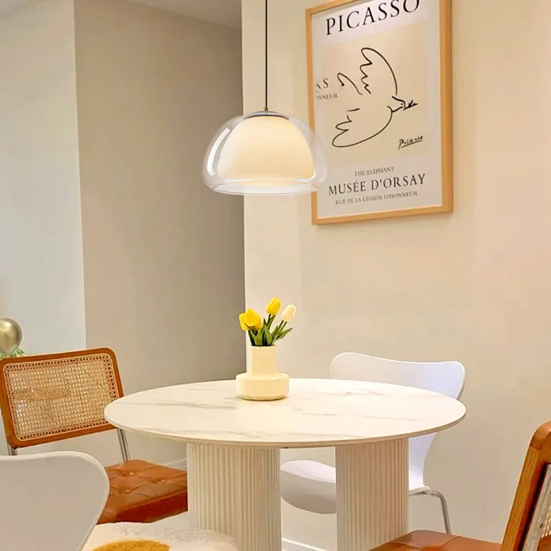 DecorBites™ Glass Jelly Pendant Lamp for Living Room Kitchen Dining - Denmark Suspension Light