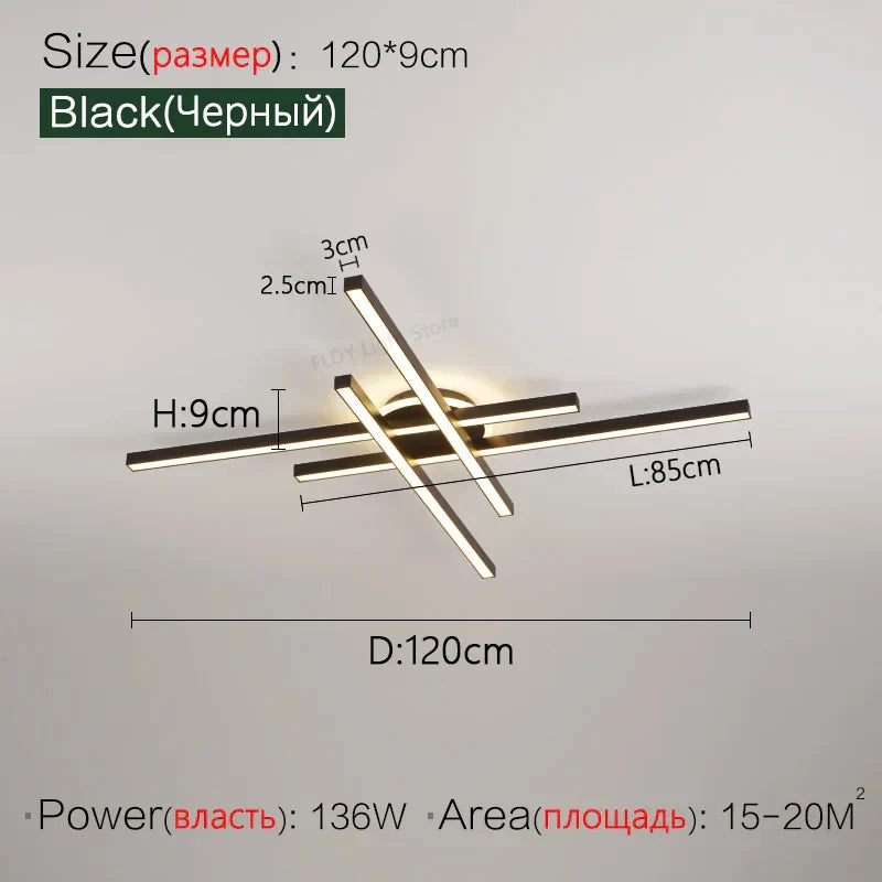 2023 DecorBites™ Nordic LED Ceiling Chandelier for Living, Dining, and Bedroom