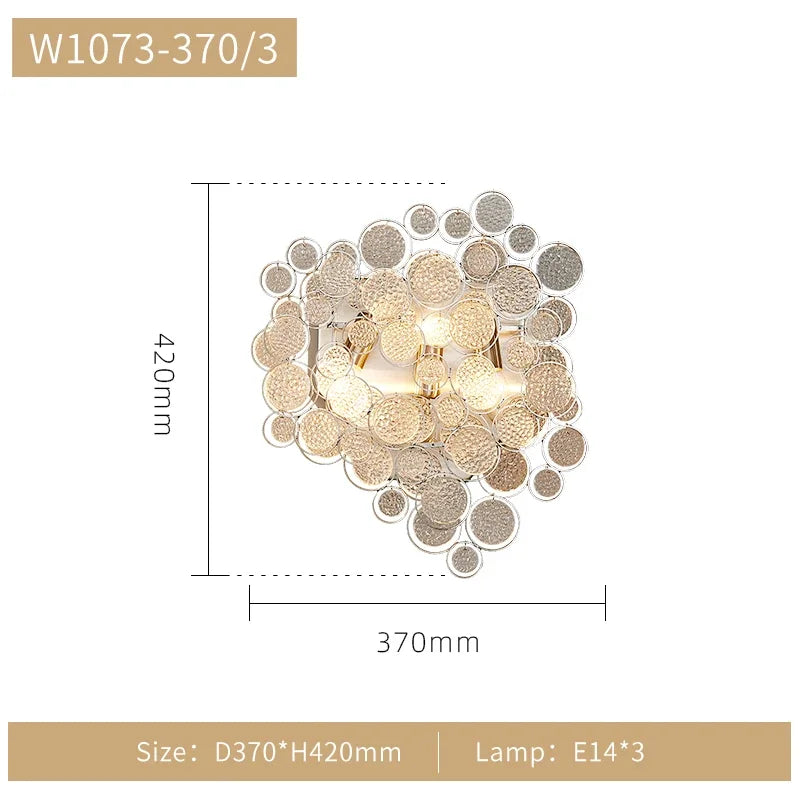 DecorBites™ 2024 Trend LED Ceiling Chandelier for Living Dining Bedroom, Modern Lustre Hanging Light
