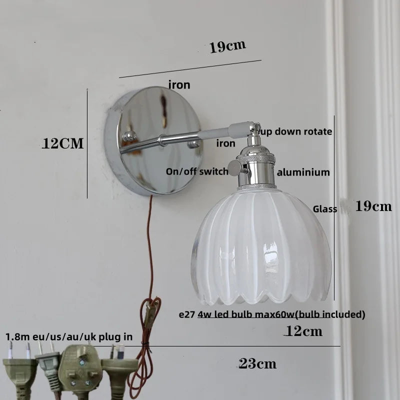 DecorBites™ Iron Ceramic LED Wall Light Modern Living Room Sconce Wandlamp