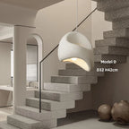 Wabi Sabi Irregular White Pendant Light, E27