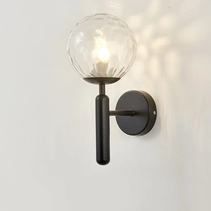 DecorBites™ Glass Ball Wall Lamp Metal Wall Lights for Modern Living Room Decoration