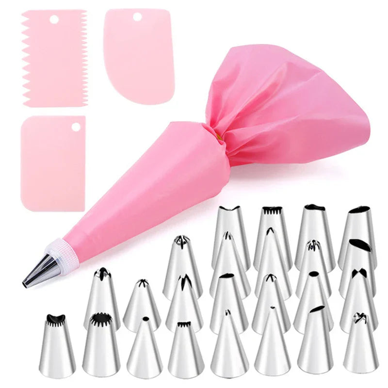 DecorBites™ 29-Piece Cream Puff Nozzles Set Cake Decorating Tools