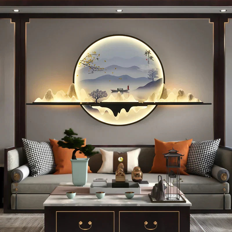 DecorBites™ مصباح حائط LED للوحات الفنية للمنزل وغرفة المعيشة وغرفة النوم والدراسة
