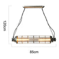 DecorBites™ Industrial Chandelier for Loft Bar Cafe Retro Decor