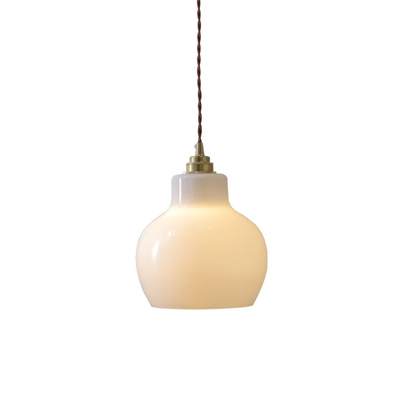 DecorBites™ مصابيح قلادة LED زجاجية خضراء مصباح معلق حديث ديكور منزلي
