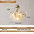DecorBites™ Cream Wind Crystal Chandelier - Elegant French Design for Luxury Living Spaces