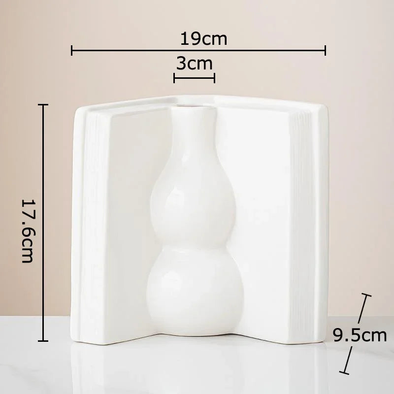 DecorBites™ Creative Flowers Desk Decoration Vase | Artificial Floral Decor for Aesthetic Rooms