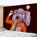 DecorBites™ Futuristic Astronaut Tapestry Wall Hanging - Boho Room Decor for Hip Beach Vibe