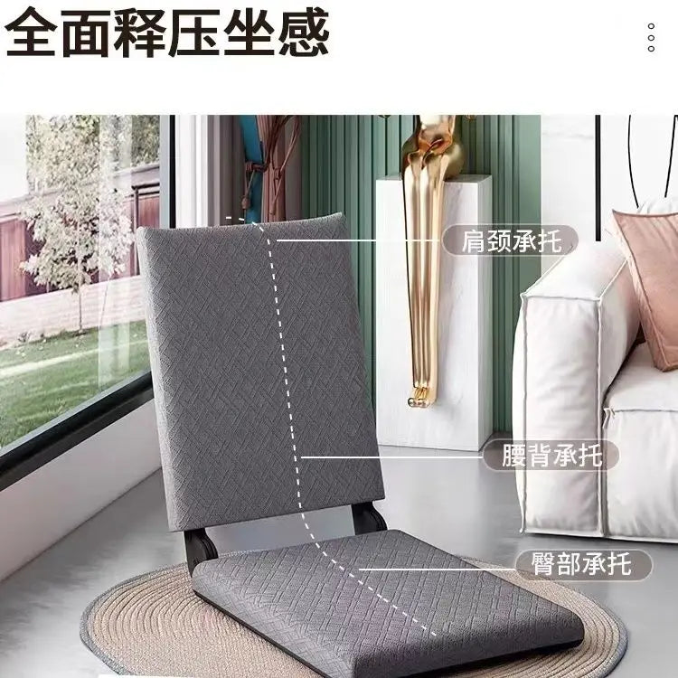 أريكة استرخاء بتصميم تاتامي ياباني من ديكور بايتس™ قابلة للجلوس في غرفة النوم ونافذة الخليج