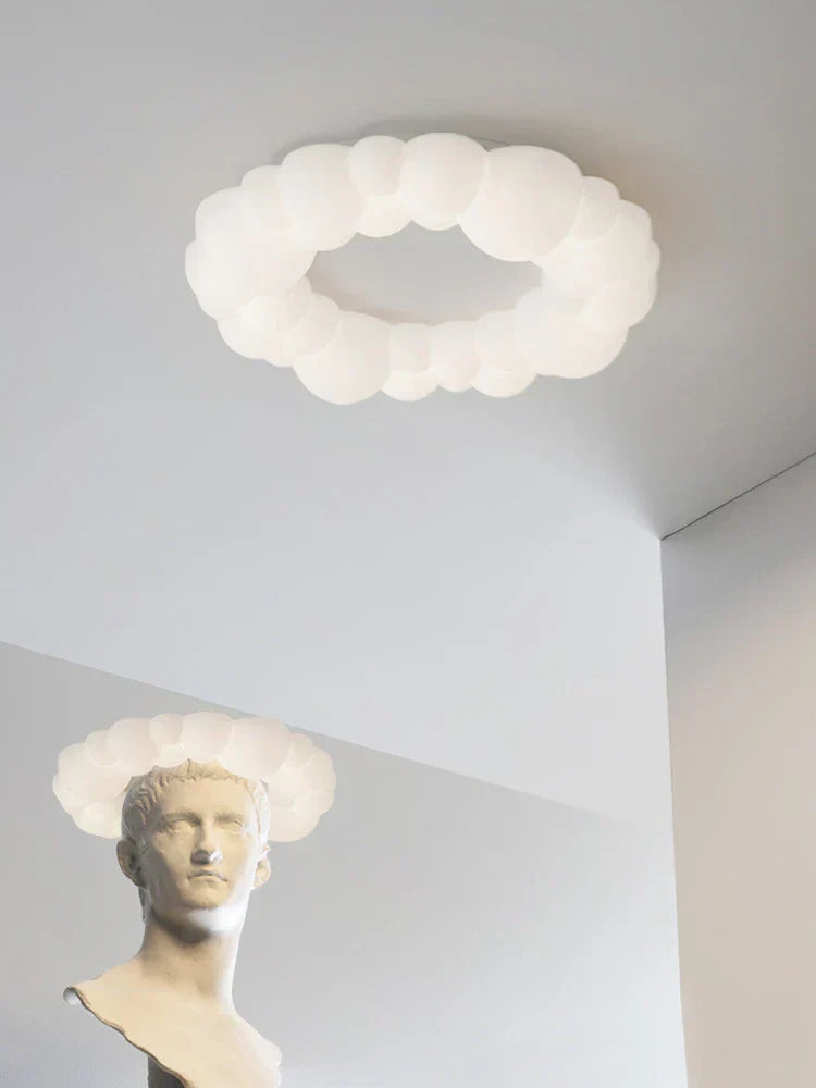 DecorBites™ Cloud LED Chandelier Modern Nordic Ceiling Lamp Ring Lighting