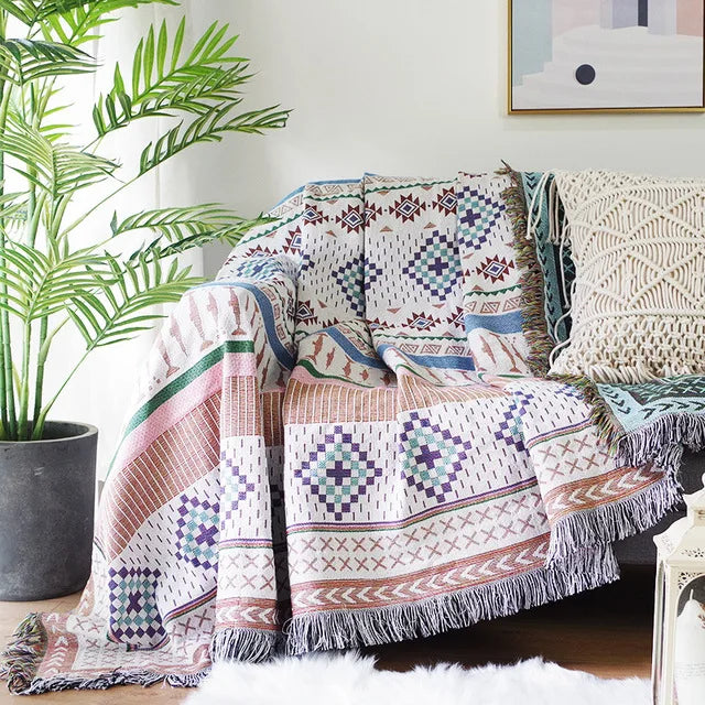 DecorBites™ Dustproof Butterfly Carp Pattern Sofa Blanket