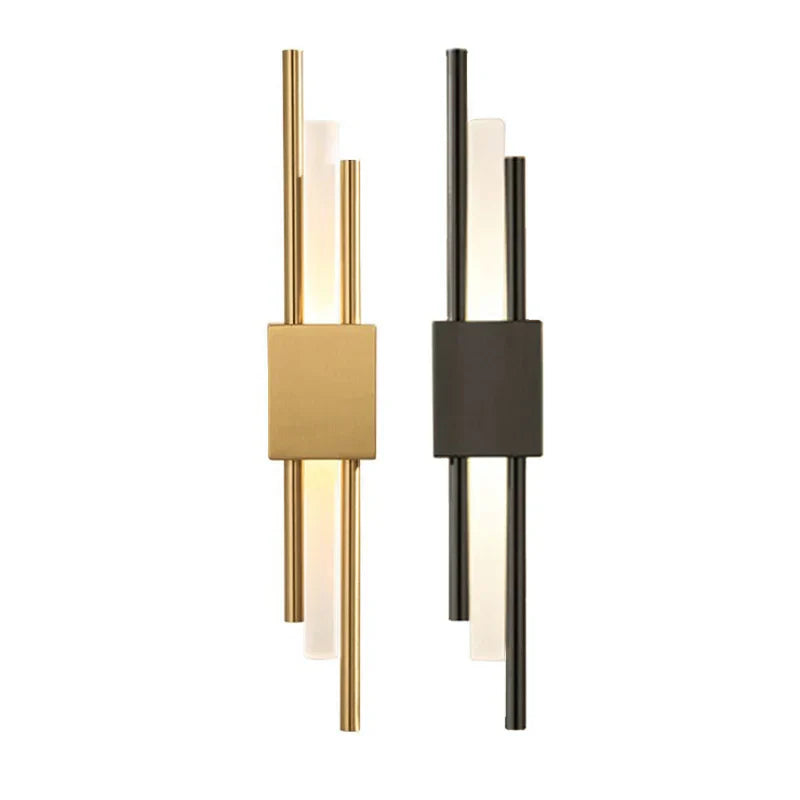 DecorBites™ Acrylic Pipe LED Wall Lamp: Modern Stylish Wall Sconce for Living Room, Bedroom, Hallway