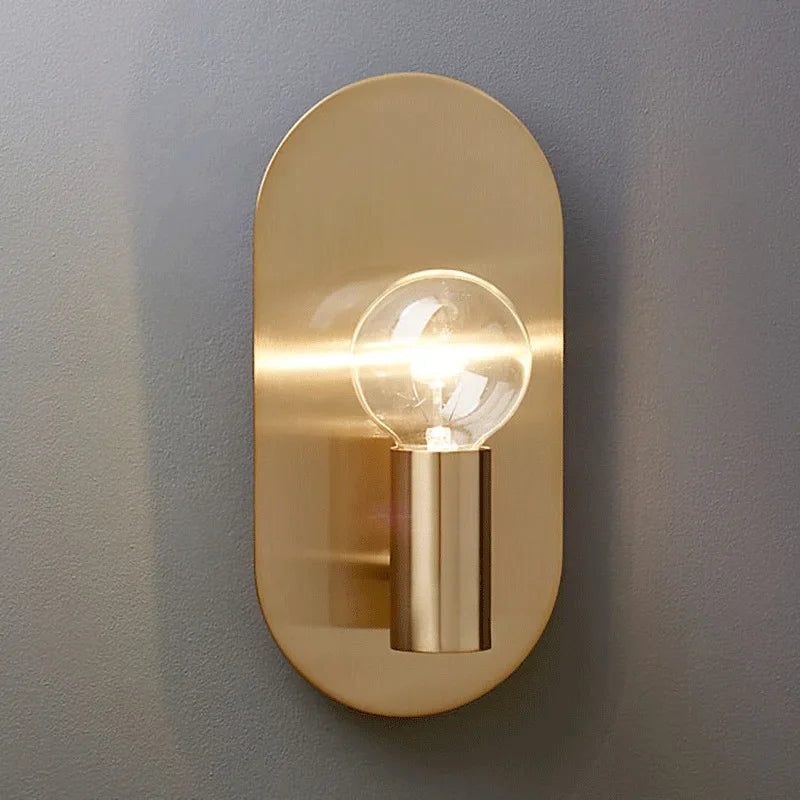 DecorBites™ Gold Wall Lamp Sconce for Modern Bedroom Decor and Night Light