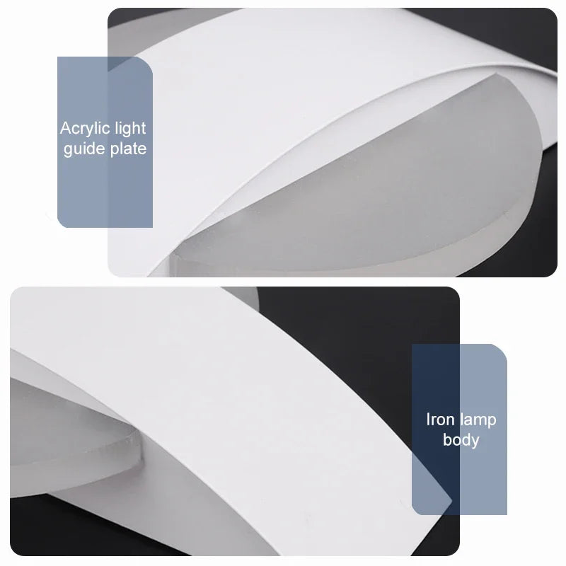 DecorBites™ 4W LED Wall Light Iron & Acrylic Indoor Lamp Fixture for Kitchen and Dining