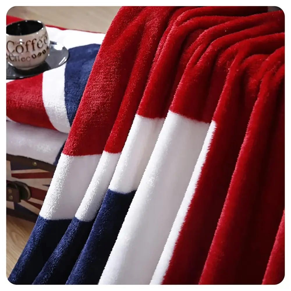 DecorBites™ Cozy Flannel Throw Blanket for Sofas, Cars, and Travel
