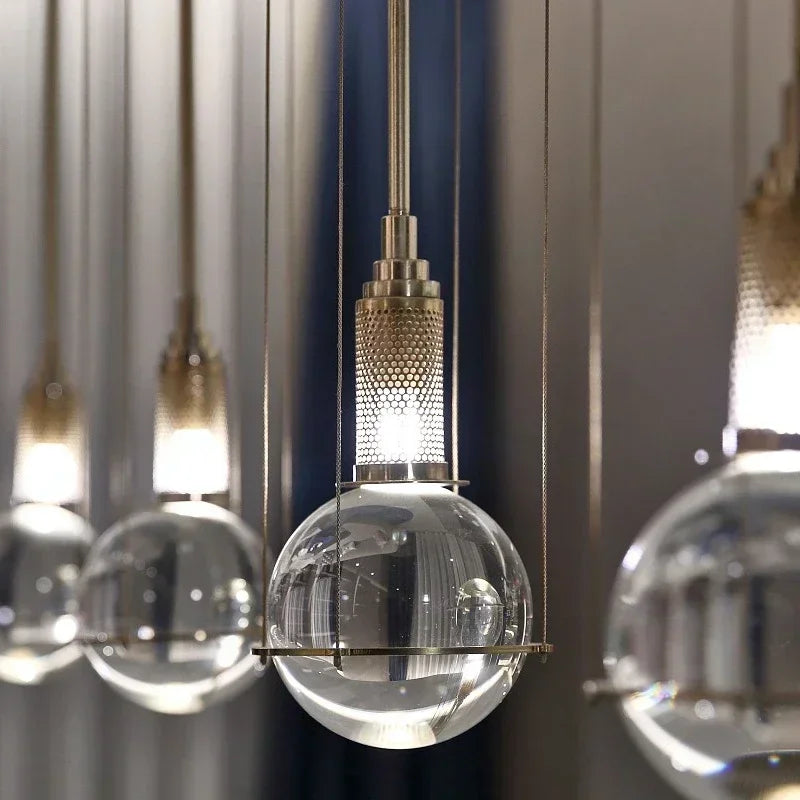 مصباح DecorBites™ الكريستالي المعلق LED لغرفة الطعام والمطعم وغرفة النوم