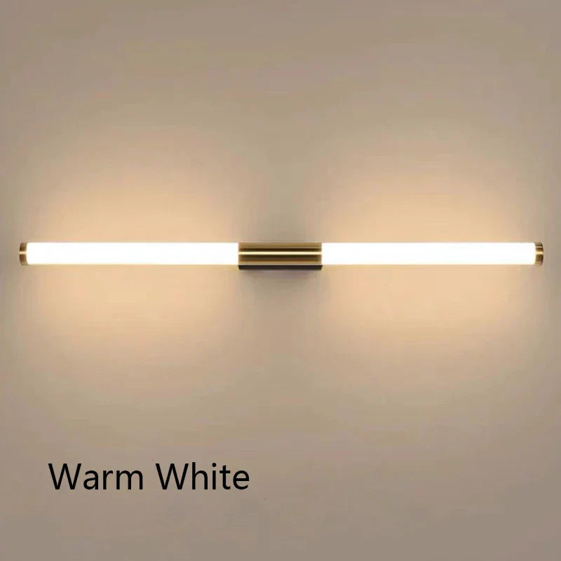مصباح حائط LED أنبوبي معدني طولي من DecorBites™ لغرفة المعيشة وغرفة النوم والممر والسلالم والرواق