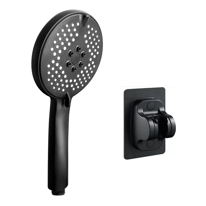 DecorBites™ 3-in-1 Pressure Boost Shower Head with Hose Base - Large Water Yield