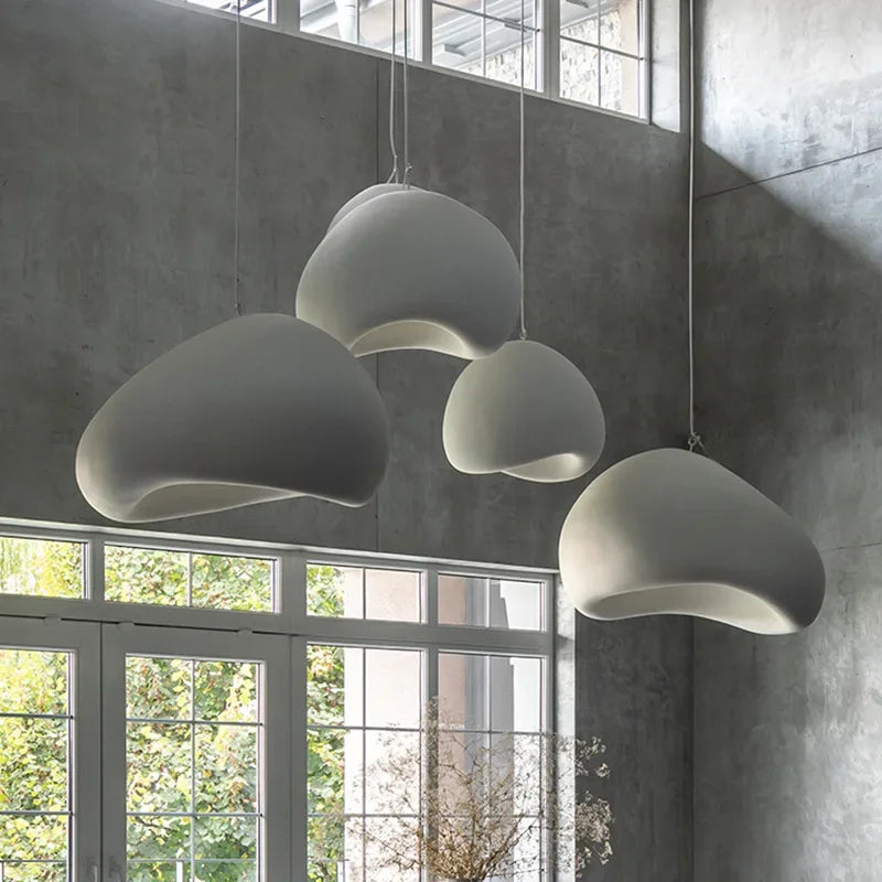 DecorBites™ LED Wabi Sabi Chandelier: Modern Minimalist Pendant Light for Home, Dining, Living Room
