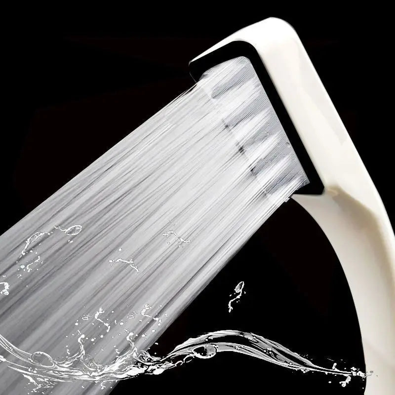 DecorBites™ 300 Holes High Pressure Rainfall Shower Head Chrome Black White Sprayer