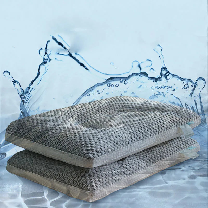 DecorBites™ Ice Rayon Cooling Pillow for Cervical Care and Cool Summer Sleep