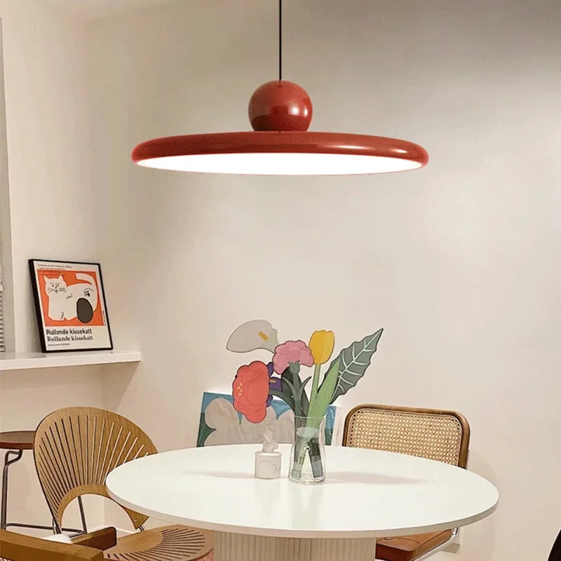 DecorBites™ Bauhaus Saucer Chandelier: Creative Dining Room & Bar Decor