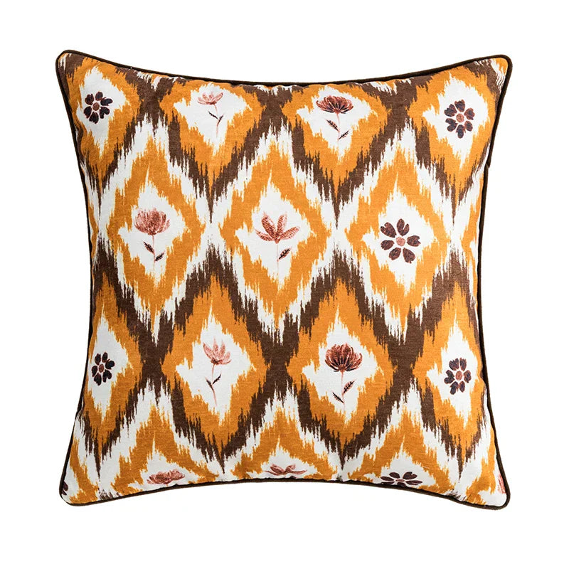 DecorBites™ Abstract Geometric Printed Cushion Cover 45x45cm for Home Decor