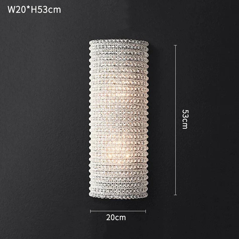 DecorBites™ Crystal Circle Chandelier Pendant Lamp for Modern Luxury Living Room Decor