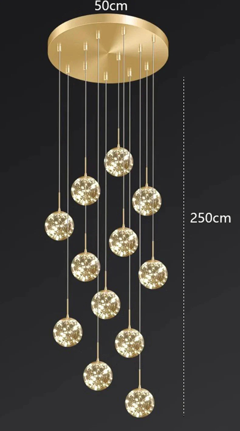 ثريات قلادة LED من DecorBites™ لديكور المنزل العصري والإضاءة الداخلية