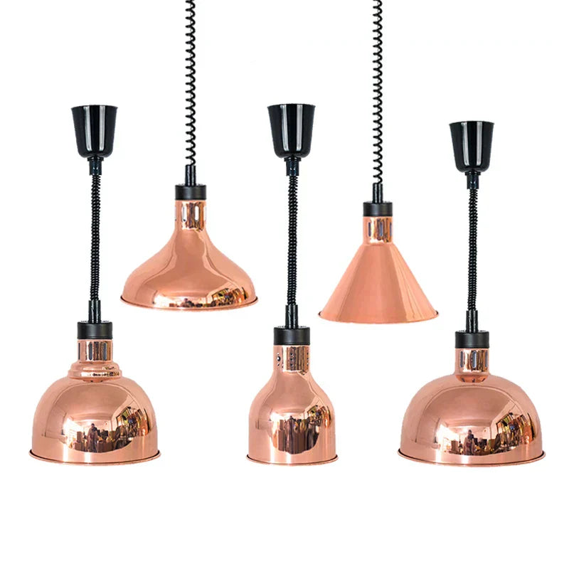 DecorBites™ Electric Heat Lamp: Adjustable Kitchen Fixture for Food Preservation