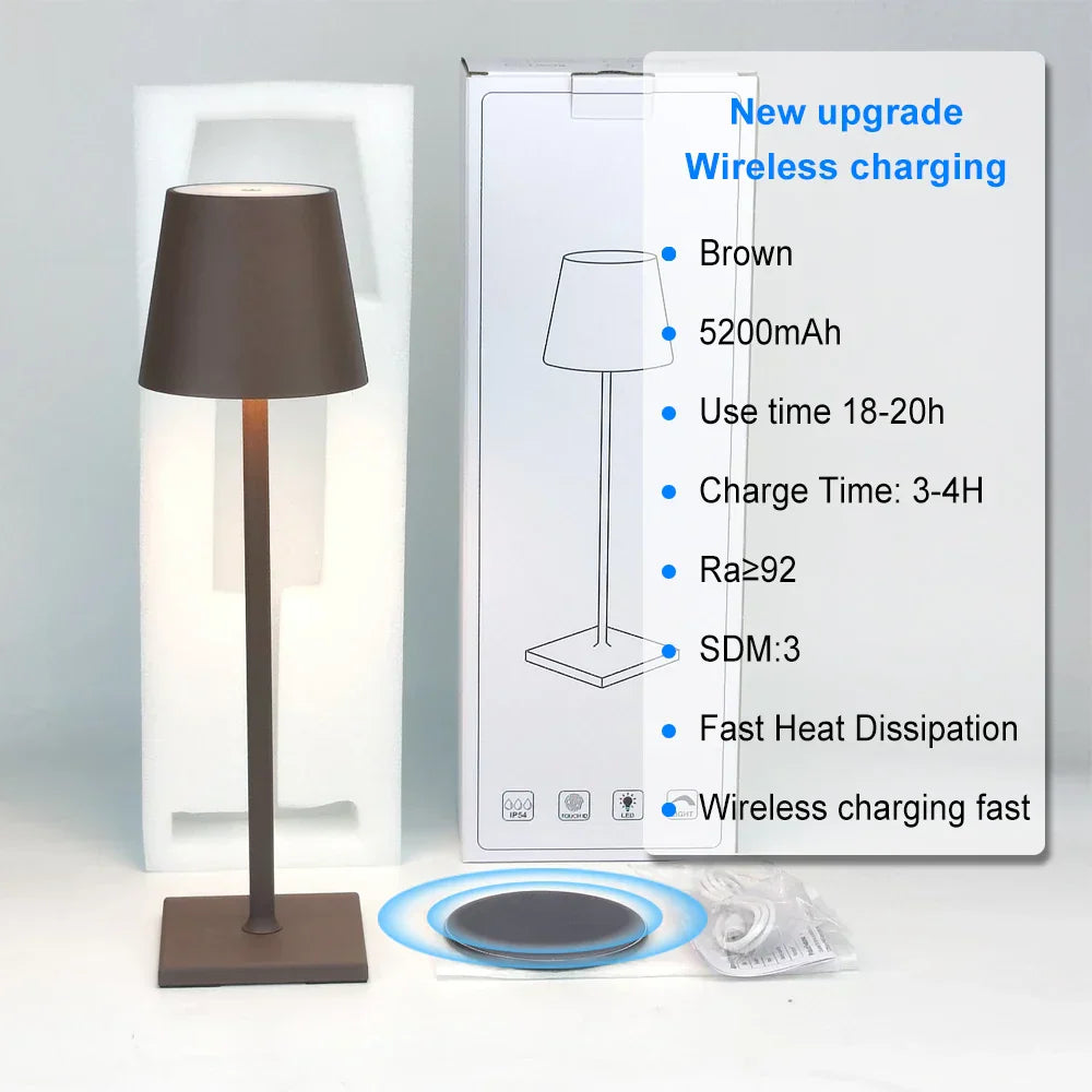 DecorBites™ 2023 Plodina USB Rechargeable Acrylic Table Lamp