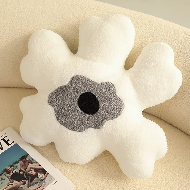DecorBites™ 3D Flower Shaped Decorative Throw Pillow for Home Sofa Chair