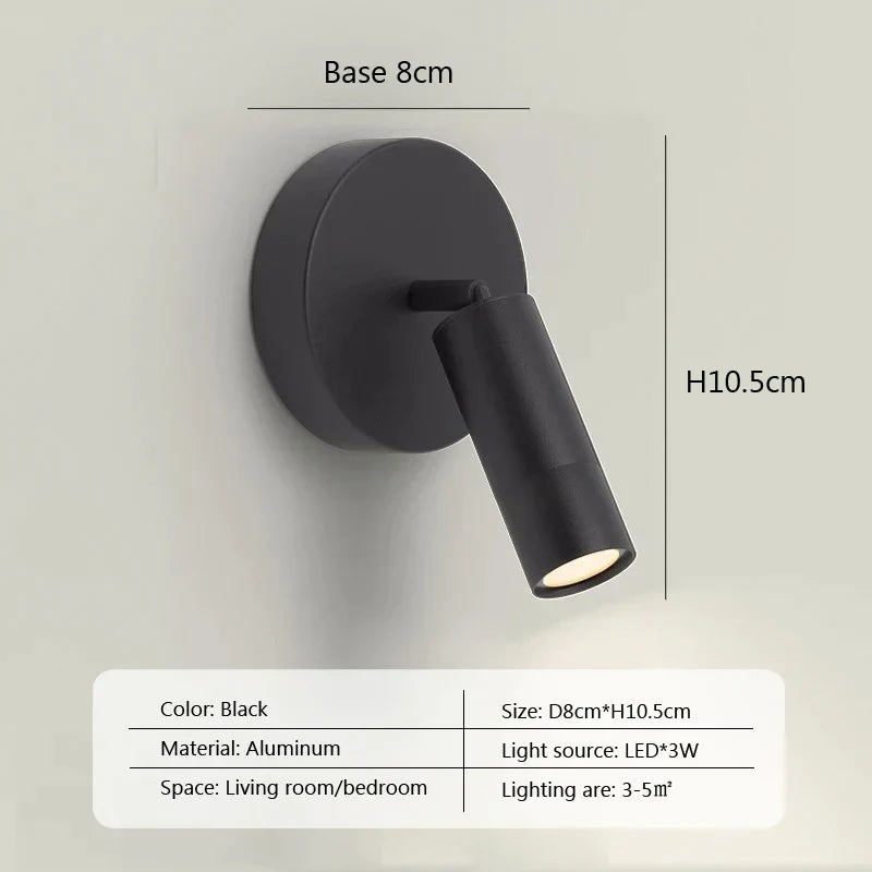 DecorBites™ LED Wall Lamp Adjustable Rotation 5W Spotlight