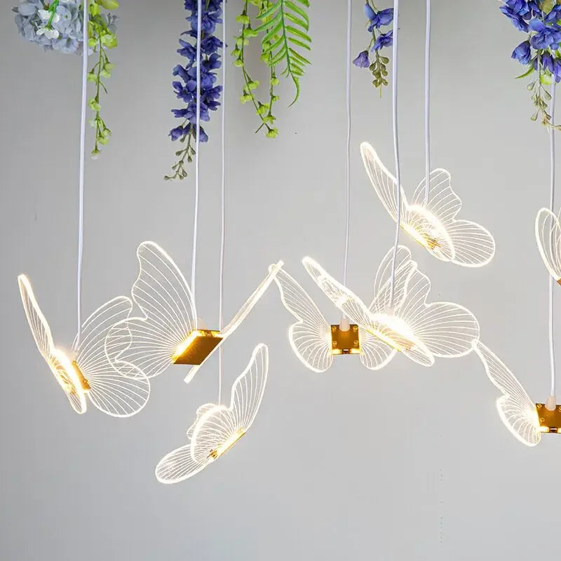 أضواء سقف فراشة LED من DecorBites™ لتزيين حفلات الزفاف الرومانسية
