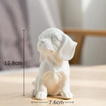 DecorBites™ French Bulldog Ceramic Sculpture Miniature Figurine Desk Decoration Ornament