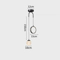 DecorBites™ Glass Starry LED Pendant Lights for Nordic Bedroom Chandelier