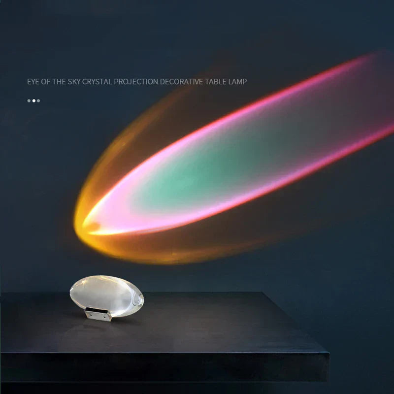 DecorBites™ Crystal LED Table Lamp: Elegant Night Light for Living & Bedroom Decor
