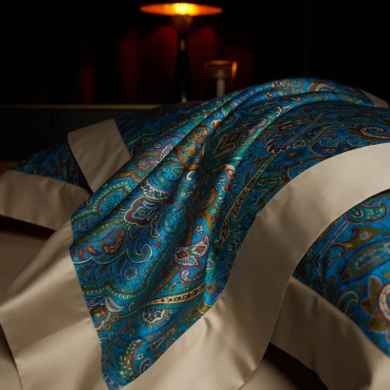 DecorBites™ Bohemian Style 1000TC Egyptian Cotton Bedding Set with Digital Printing