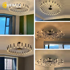 Minimalist Metal G9 Pendant Chandelier