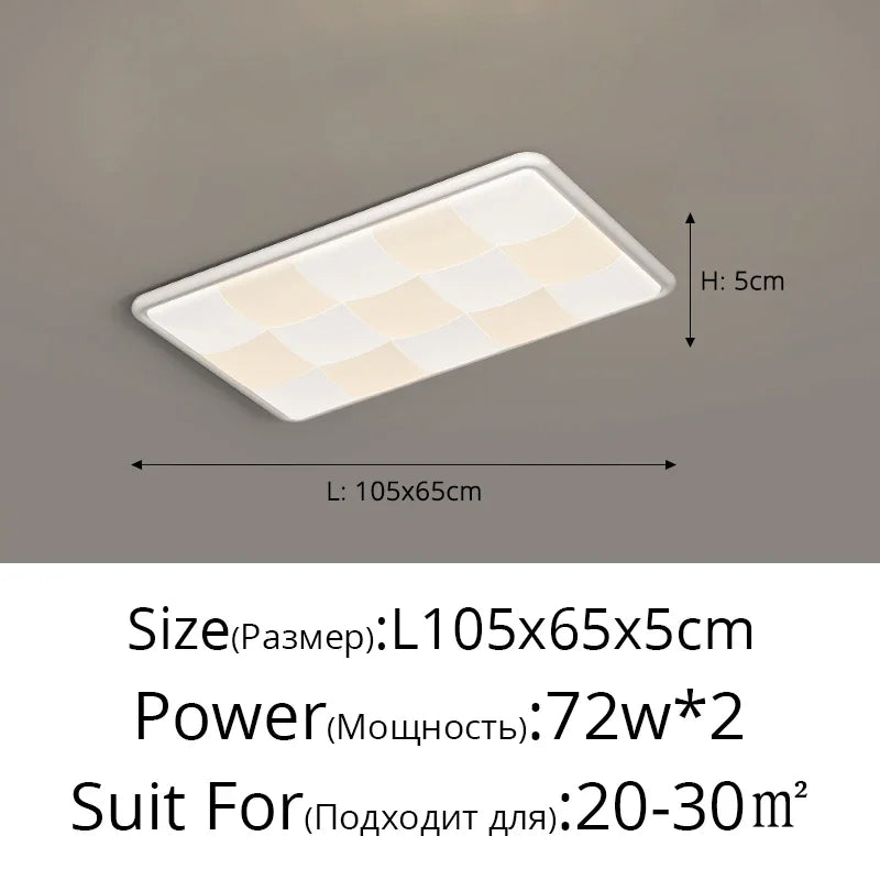 DecorBites™ Cream Style LED Ceiling Lights - Modern, Simple, Atmospheric Lighting for Home