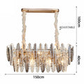 Lustre LED Leaf DecorBites™ : Éclairage de décoration moderne pour salon et escalier tournant duplex