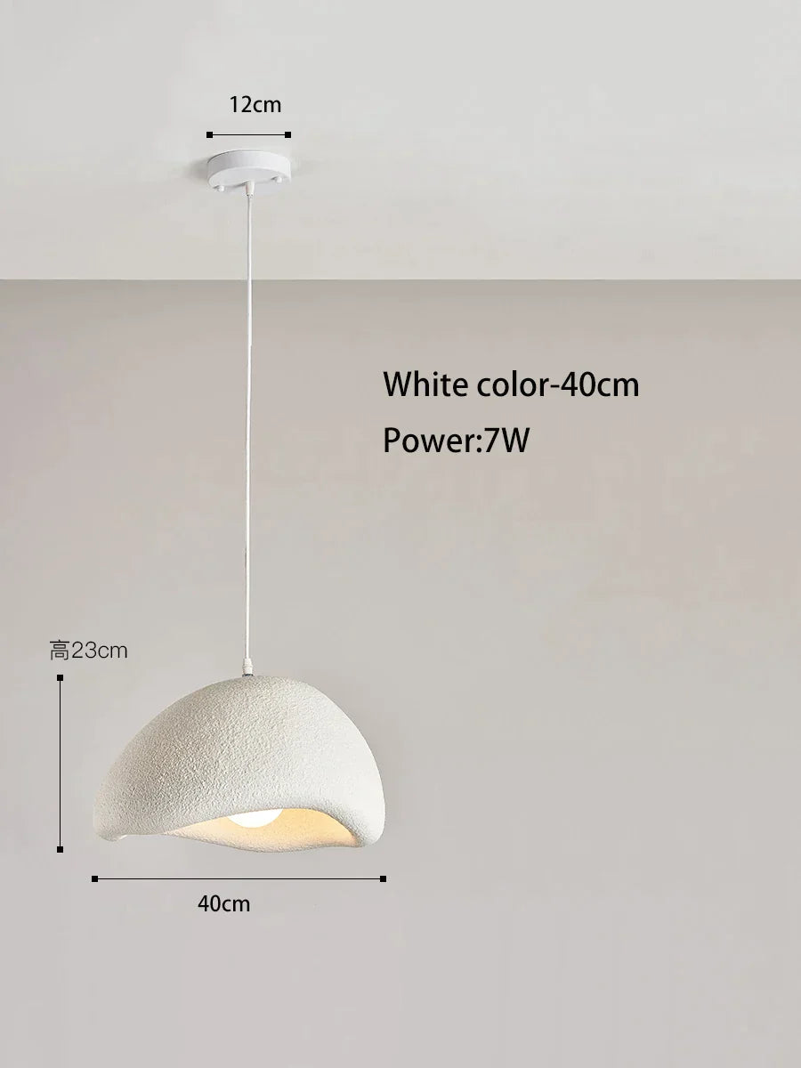 DecorBites™ Cream Style Cloud Chandelier Cement LED Pendant Lamp - Modern Hanging Light