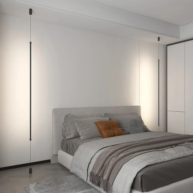 DecorBites™ Black 120cm LED Floor Lamp Modern Home Lighting for Living Room Bedroom Dining