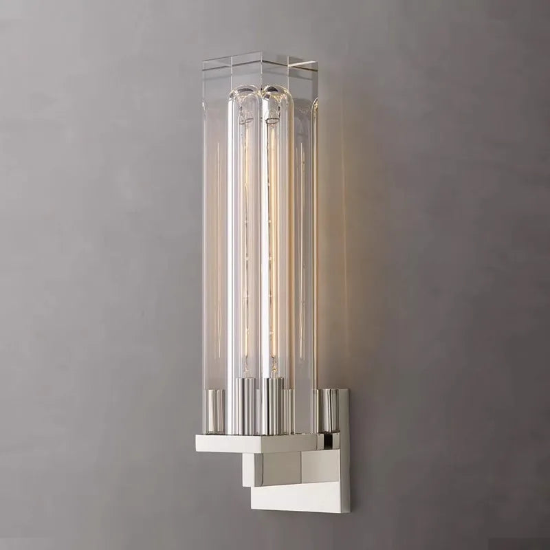 DecorBites™ Crystal Wall Lamp: Luxe Bronze Black Copper Sconce Light Fixture