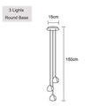 DecorBites™ Crystal Ball Chandelier: Long Adjustable Staircase Pendant Light perfect for Home & Restaurant