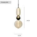 Italian Candy Glass Pendant Light in Black or White