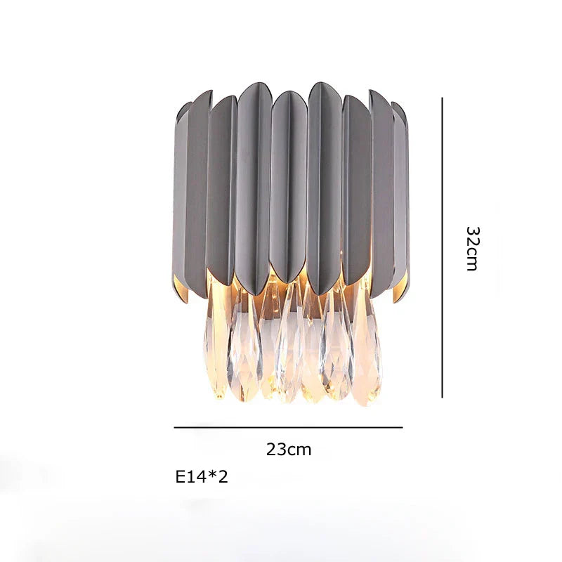 DecorBites™ Crystal Water Droplet Pendant Lights, Dimmable Luxury LED Dining Room Fixture