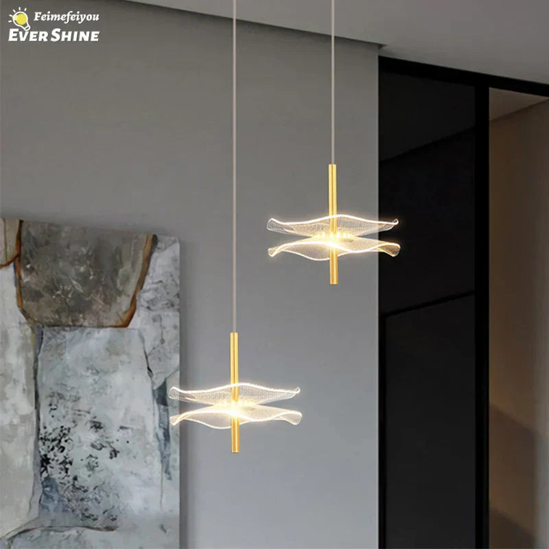 مصباح تعليق LED من DecorBites™ - مصباح إضاءة داخلي بتصميم نورديك لديكور المنزل