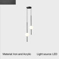 Nordic Acrylic Globe Pendant Light in Black or Gold